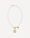 Chloé Women Medals Pendant Necklace In Gold