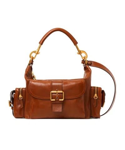 Chloé Medium Camera Crossbody Bag In Brown
