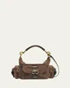 Chloé Medium Camera Shoulder Bag In Suede