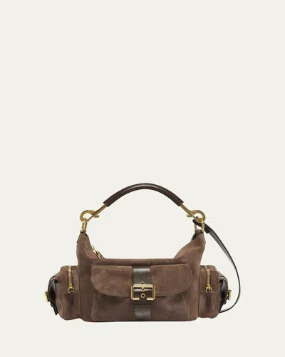 Chloé Medium Camera Shoulder Bag In Suede