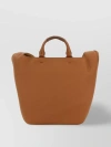 CHLOÉ MEDIUM DEIA TOTE BAG IN LUXE LEATHER