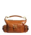 Chloé Medium Leather Camera Shoulder Bag In Brown