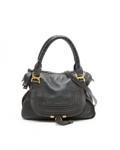 Chloé Medium Marcie Bag In Black