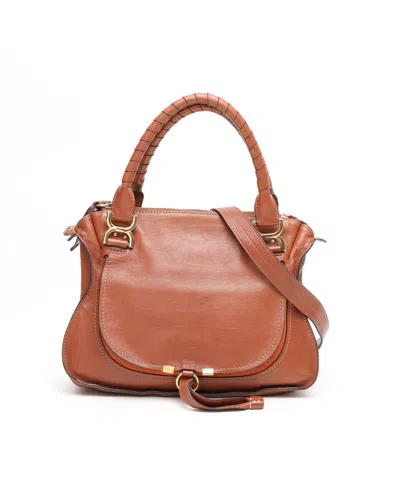 Chloé Medium Marcie Bag In Brown