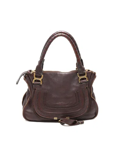 Chloé Medium Marcie Bag In Red