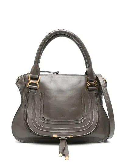 Chloé Medium Marcie Tote Bag In Grey