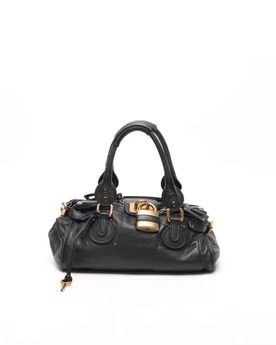 Chloé Medium Paddington Bag In Black