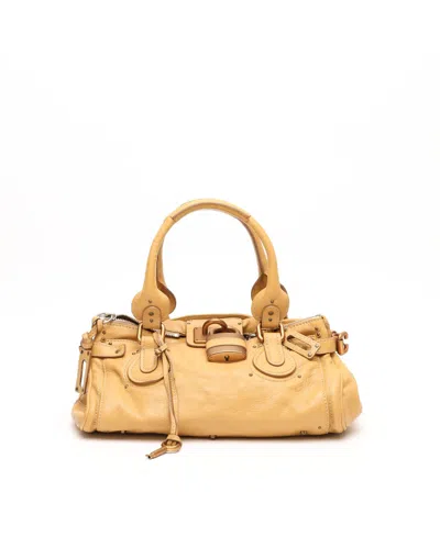 Chloé Medium Paddington Bag In Yellow