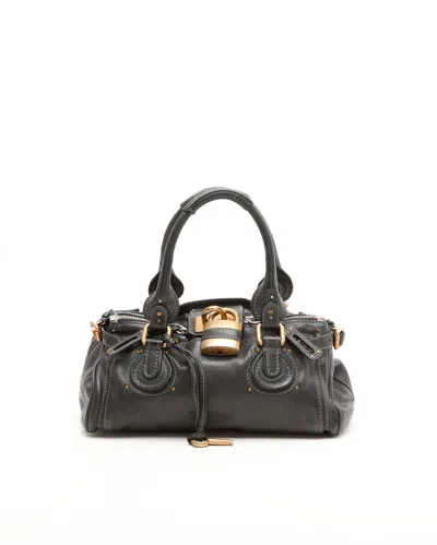 Chloé Medium Paddington Handbag In Black