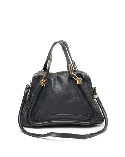 Chloé Medium Paraty Bag In Black