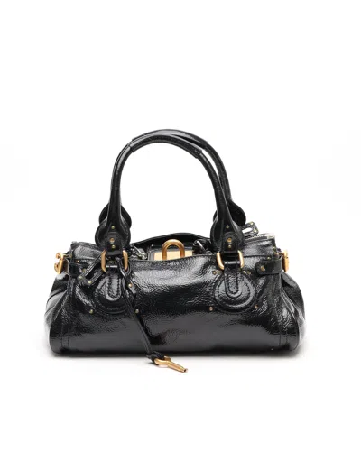 Chloé Medium Patent Paddington Bag