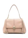 Chloé Medium Penelope Leather Shoulder Bag In Neutrals