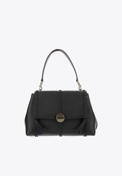Chloé Medium Penelope Shoulder Bag In Black