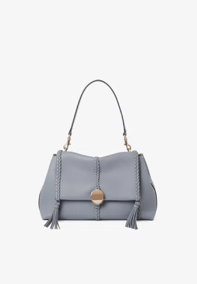 Chloé Medium Penelope Shoulder Bag In Blue