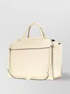 Chloé Ivory Leather Medium Steph Handbag