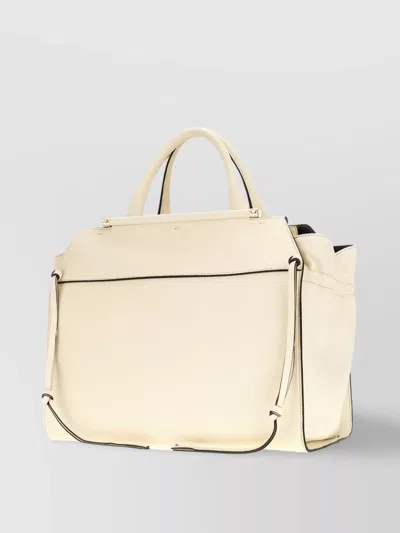 CHLOÉ MEDIUM STEPH LEATHER TOTE BAG