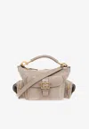 Chloé Camera Bag Grey Handbag With Adjustable And Removable Shoulder Strap In Suede Woman