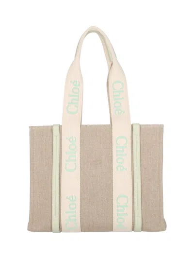 Chloé Tote In Beige