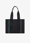 Chloé Medium Woody Tote Bag In Black