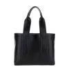 Chloé Medium Woody Tote Bag In Black