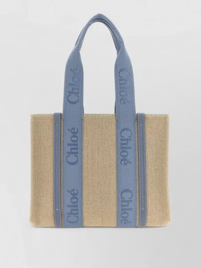 Chloé Medium Woody Tote Bag Dual Handles