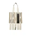 Chloé Medium Woody Tote Bag In White
