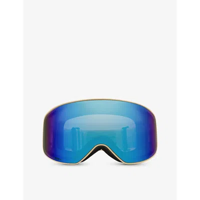 Chloé Chloe Mens White Ch0072s Acetate Ski Goggles In Blue