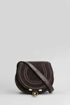 Chloé Marcie Small Shoulder Bag In Brown