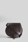 Chloé Mercie Shoulder Bag In Brown Leather In Brown