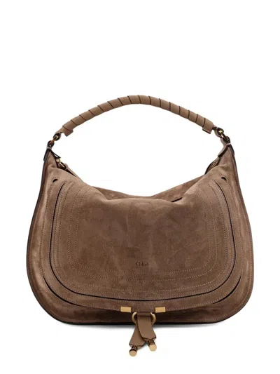 Chloé "mercie" Shoulder Bag In Brown