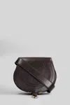 Chloé Mercie Shoulder Bag In Brown Leather In Brown