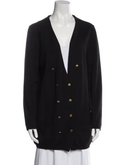 Pre-owned Chloé Merino Wool Blazer In Black