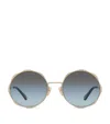 Chloé Womens Ch0184s Round-frame Metal Sunglasses Gold In Gold