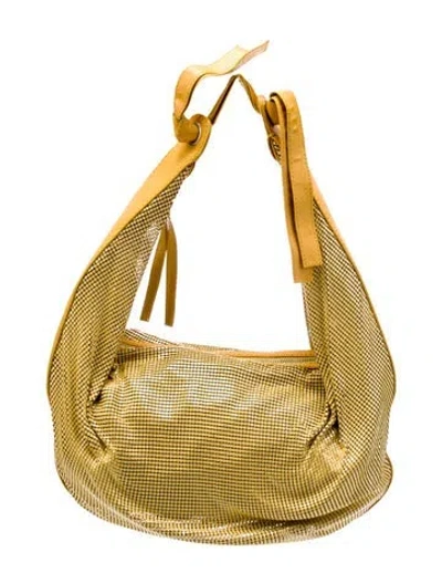 Pre-owned Chloé Metal Shoulder Bag In Yellow