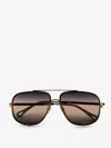 Chloé Metal Sunglasses In Brown