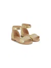 Chloé Metallic Sandals In Gold