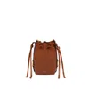 Chloé Micro Marcie Bucket Bag In Brown
