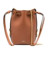 Chloé Marcie Micro Bucket Bag In Brown