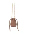 Chloé Marcie Micro Bucket In Brown