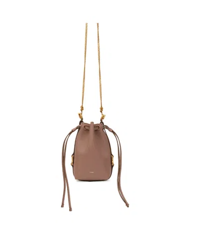 Chloé Marcie Micro Bucket In Black