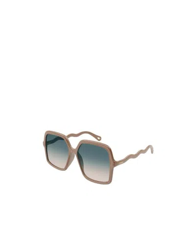 Chloé Micro-scale Sunglasses In Multicolor