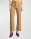 Chloé Flared Pants In Coconut Brown