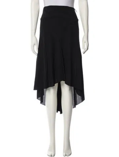 Pre-owned Chloé Midi Length Skirt In Black