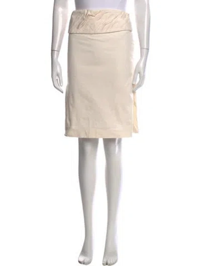 Pre-owned Chloé Midi Length Skirt In Neutral
