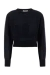 Chloé Chloe Midnight Blue Alpaca Blend Sweater In Blue