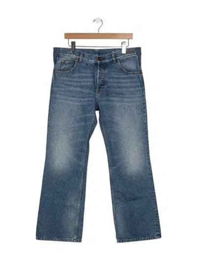 Pre-owned Chloé Mid-rise Flared Jeans In Blue