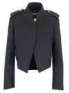 Chloé Military Style Jacket Jackets Blue