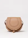 Chloé Marcie Crossbody Bag In Beige