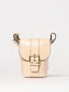 Chloé Camera Crossbody Bag In Natural Shiny Buffalo Leather In Beige