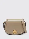 Chloé Saddle Horse Medal Bag In Hammered Pink Leather In Brown